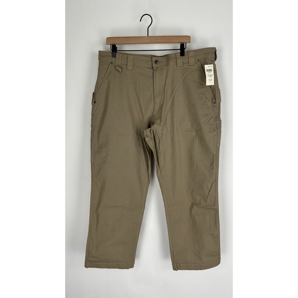 Duluth DuluthFlex Fire Hose Relaxed Fit Carpenter Pants Mens 40x30 Desert Khaki